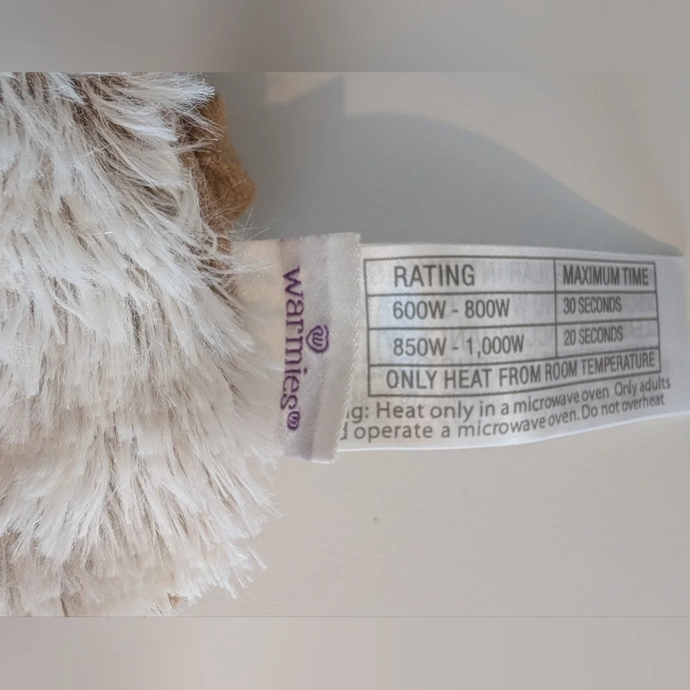 Warmies Marshmallow Brown Eye Mask
